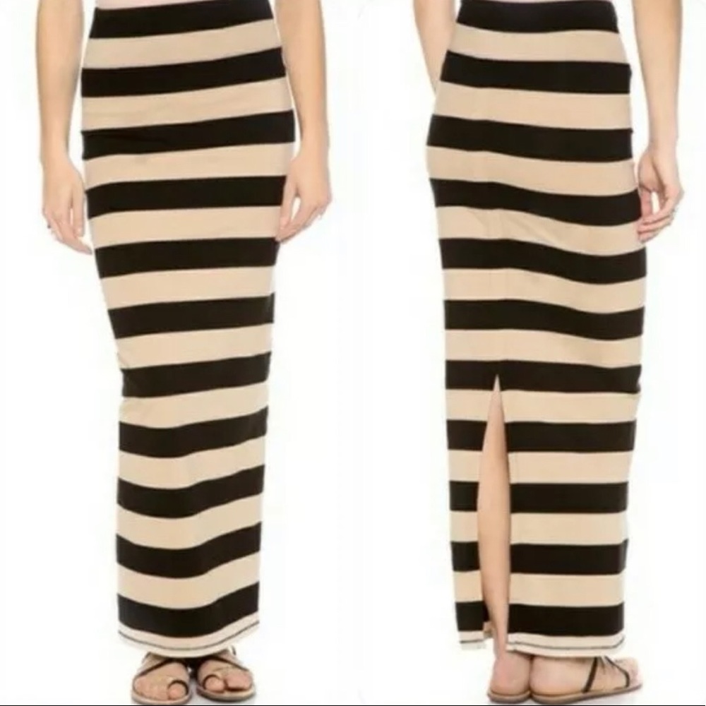 Free People Rugby Stretch Maxi Skirt